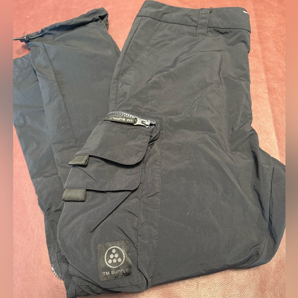 Topman TM Supply Cargo Pant Washed Black size 34x32
